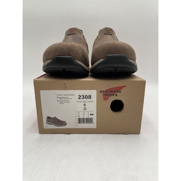 Red Wing Shoes Style 2308 Women's NWD Slip-On Shoe Brown US Size 6 W - Picture 11 of 12